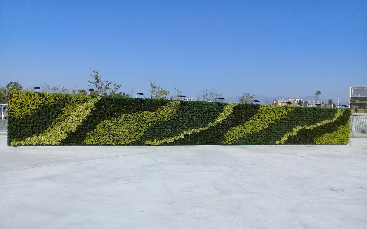 綠牆 植生牆 工地圍籬 作品案例