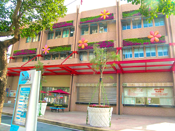 花牆 花柱 植生牆 綠牆 公共綠化 台中綠牆 自來水園區