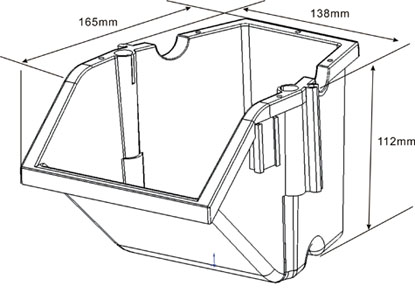 植生牆 花盆 左右型 花柱 圓柱